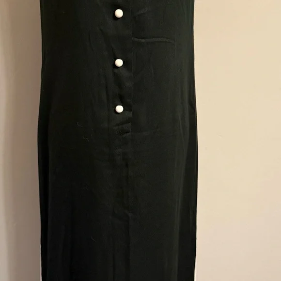 Vintage Alfred Sheehan Maxi Collared dress; Hostess, brunch, 70s cool button up - Picture 8 of 15